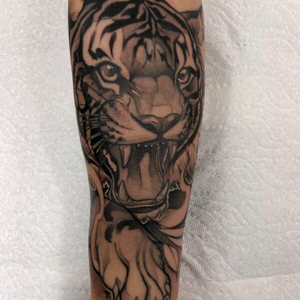905 INK Tattoo tiger